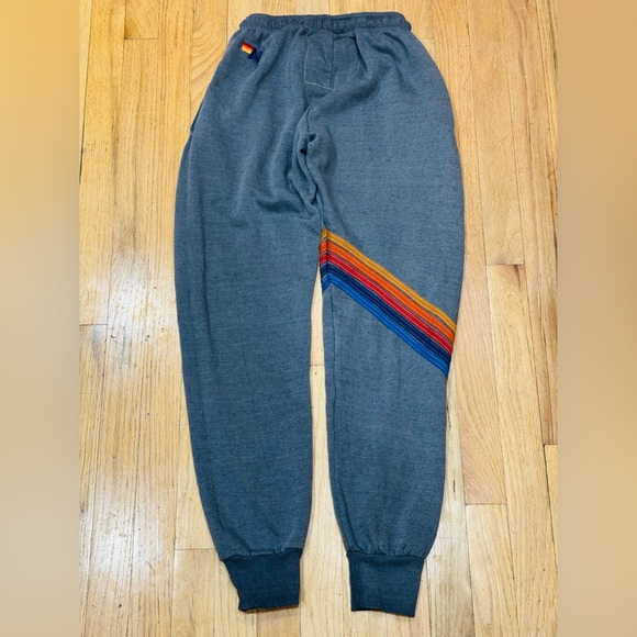 NWT🔥AVIATOR NATION ALL SEASONS MOUNTAIN  CHEVRON 5 STRIPES SWEATPANTS *RARE - Picture 7 of 14